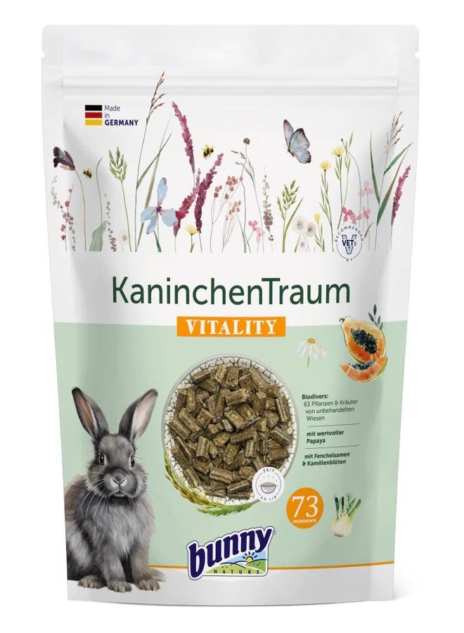 باني ناتشر سوبر بريميوم فود رابيت دريم فيتاليتي | طعام جاف عالي القيمة الغذائية للأرانب | حبيبات علف | لجميع مراحل الحياة | عبوة 1.5 كجم | نظام غذائي طبيعي ومتوازن غني بالفيتامينات والمعادن والألياف - Image 1